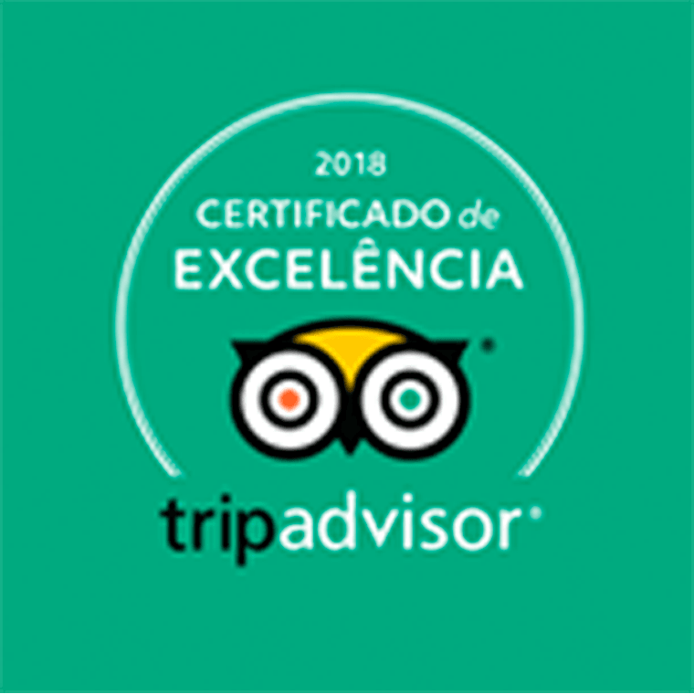 Certificado de excelência TripAdvisor